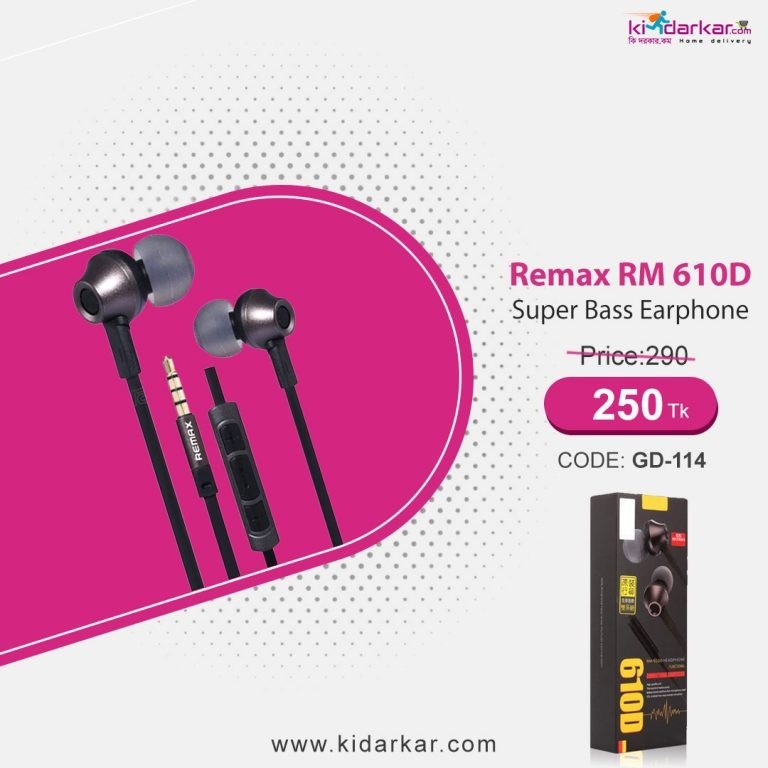 REMAX RM-610D Earphone (GD-114)