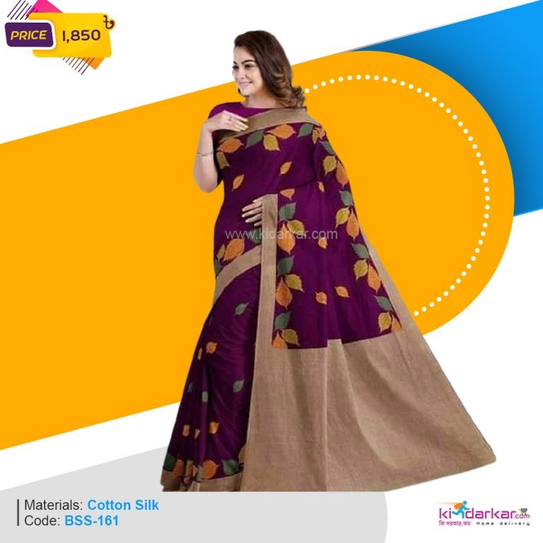 Tangail Cotton Silk Saree (BSS-161)